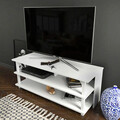 Comoda TV, Retricy, Pueblo, 120x44.6x47.4 cm, PAL, Alb