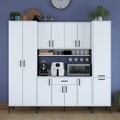 Dulap multifunctional, Rani, JE132, 220x198 cm, PAL, Alb