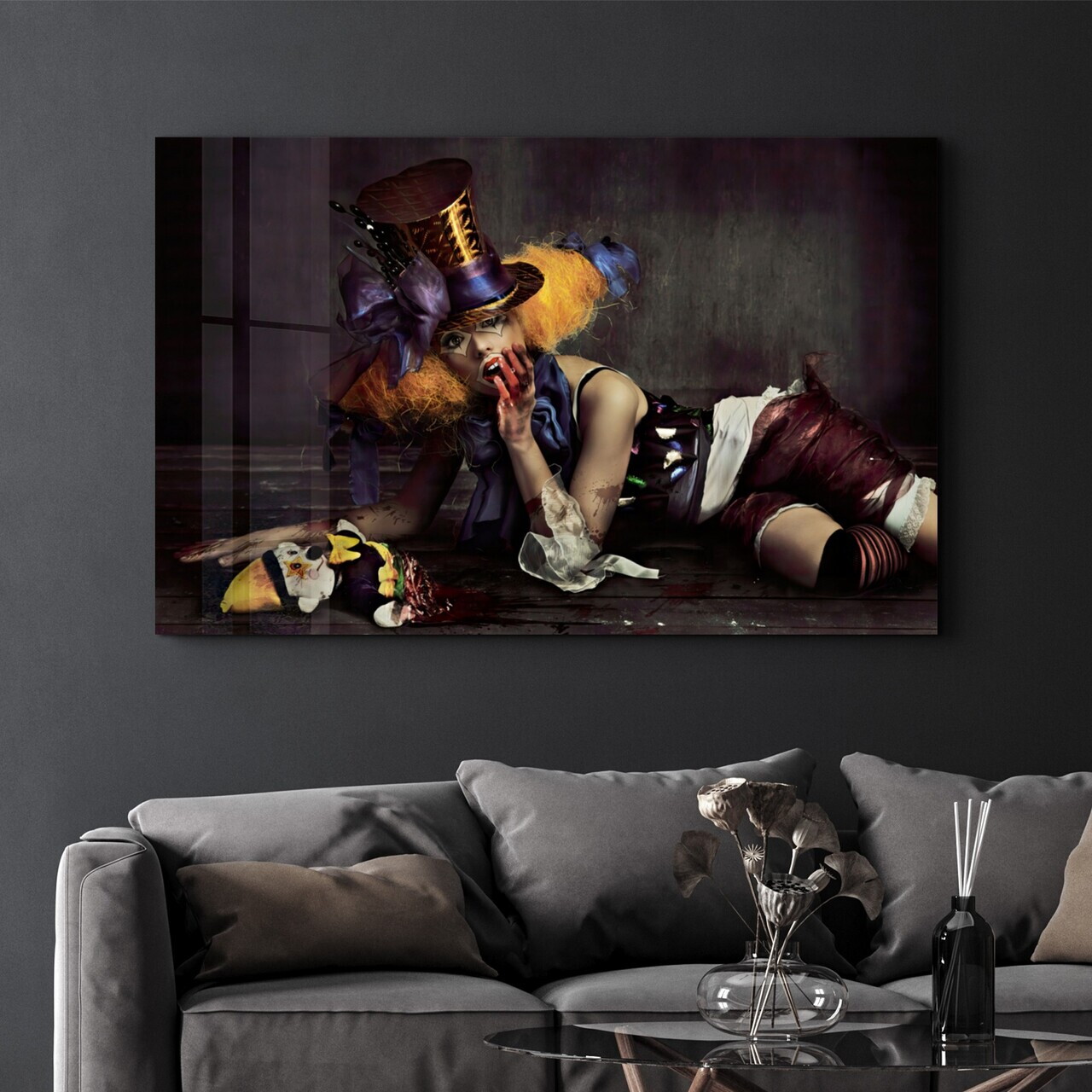 Tablou decorativ, CAM-1013, Dimensiuni: 70 x 110 cm, Multicolor