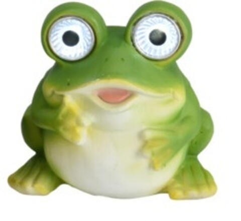 Lampa de gradina Frog, 11×9.5×12 cm, polistone Excellent Houseware