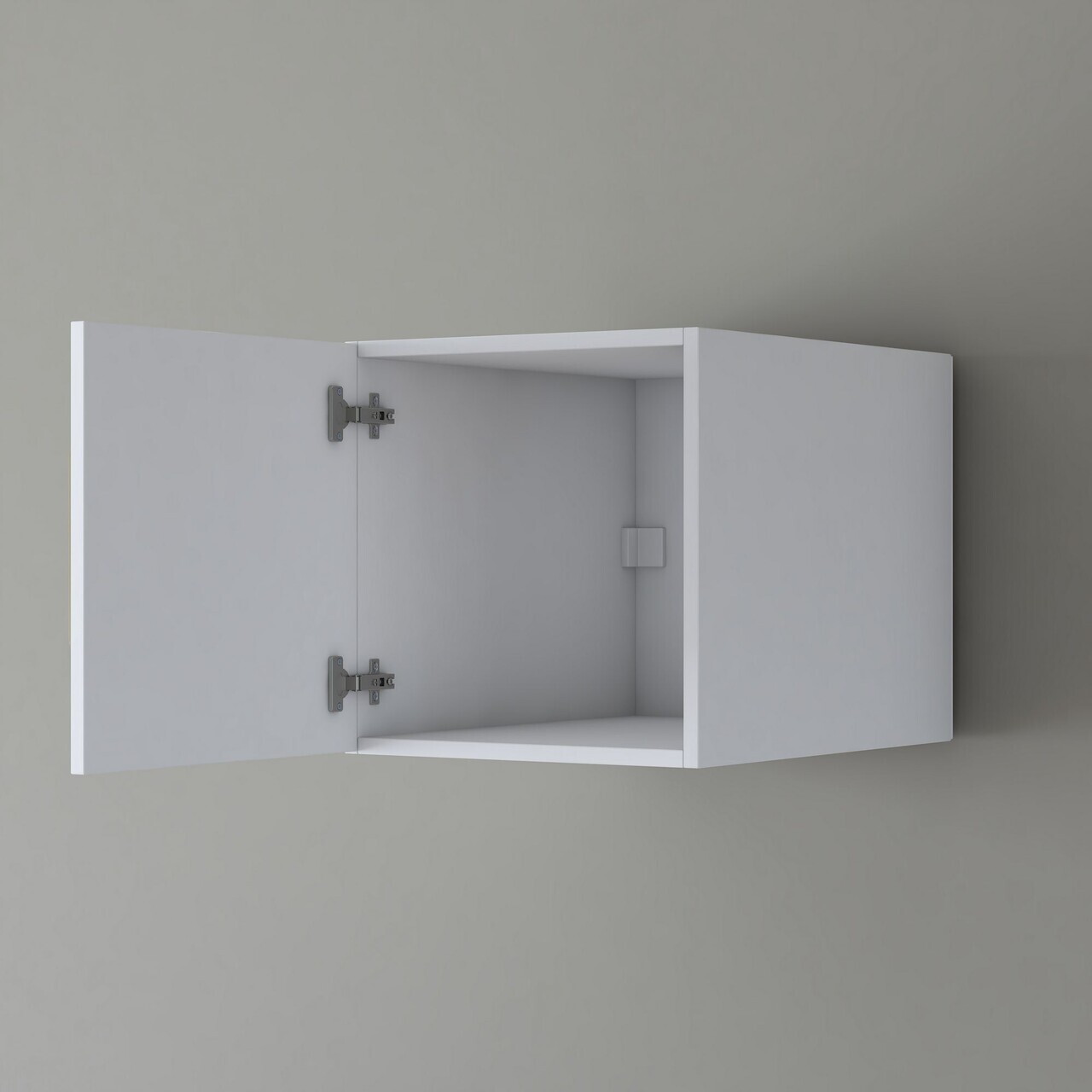 Dulap de perete, Hanah Home, BA167, 45x45x57.5 cm, PAL melaminat, Alb - view 5