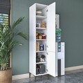Dulap multifunctional, Rani, JE111, 40x198 cm, PAL, Alb