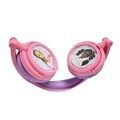 Casti pliabile cu fir pentru copii Barbie, LEXIBOOK, 21x17x4 cm, plastic/textil, roz/albastru
