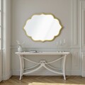 Oglinda decorativa, Lumisfera, Velvet 50 x 70, Auriu