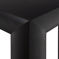 Masuta patrata de colt, Chic, L.50 l.50 H.60, mdf/pal/furnir de mesteacan, wenge
