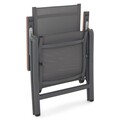 Scaun cu spatar inalt Cesano, 62x68x108 cm, gri