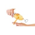 Ustensila pentru taierea cartofilor in spirala Presto, Tescoma, 24 cm, inox/plastic, argintiu/alb/portocaliu