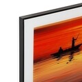 Tablou decorativ Sunset, Versa, 40 x 60 cm, sticla/MDF