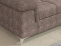 Coltar extensibil stanga 4 locuri ELTAP, LT-20AMO, Eridano, 275x202x88 cm, lemn/poliester, maro