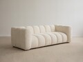 Coltar simetric modular 5 locuri, Lupine-140, Micadoni Home, 309x309x70 cm, tesatura chenille din poliester, gri