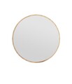 Oglinda decorativa, Siam, Ozze, 60x60x2.2 cm, MDF , Natural