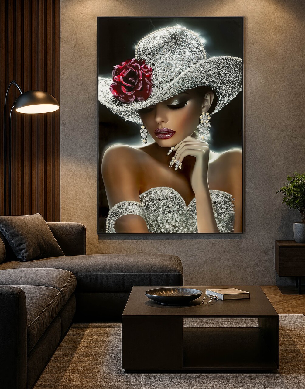 Tablou decorativ Mauro Ferretti Orleans -B 102x152 cm lemn de pin/canvas multicolor