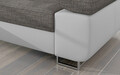 Coltar extensibil dreapta 4 locuri ELTAP, Armd-32, Armando, 289x203x85 cm, lemn/poliester, gri/alb