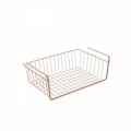 Suport depozitare pentru raft, Kanguro Copper, Metaltex, 14 x 26 x 40 cm, inox/invelis Polytherm, cupru