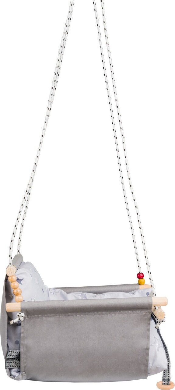 Baby Swing Chair, Wallxpert, Selale, Lemn, Gri - view 3
