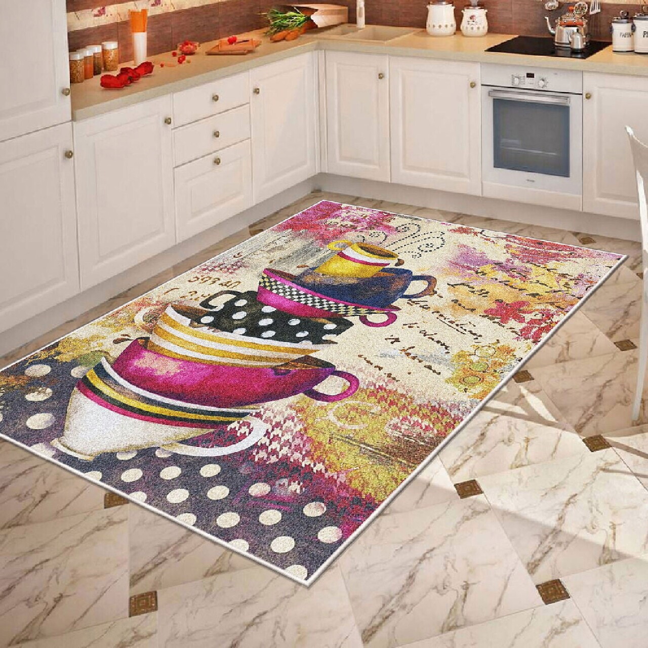Covor Els2450 160x230 cm Catifea Multicolor