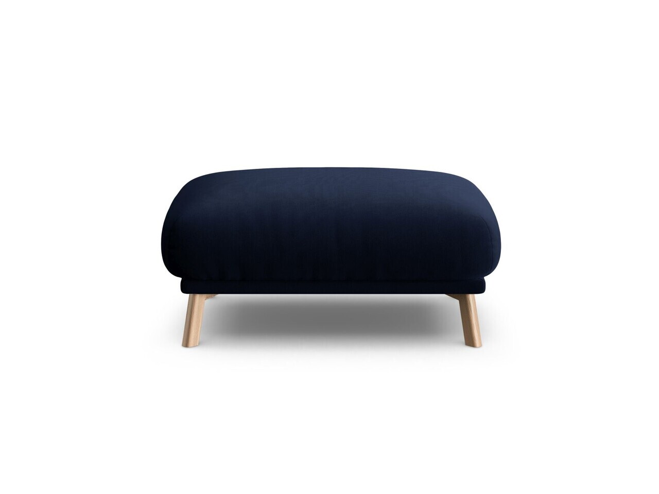 Taburet, Naomi, Micadoni Home, 100x70x41 cm, catifea, albastru regal