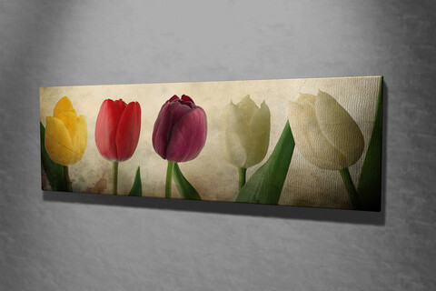 Tablou decorativ, pc147, canvas, lemn, multicolor