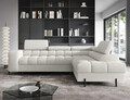 Coltar extensibil dreapta 5 locuri ELTAP, RT-01AMO, Ferucce, 276x200x93 cm, lemn/poliester, alb