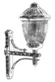 Lampa de exterior, Avonni, 685AVN1362, Plastic ABS, Maro