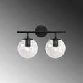 Aplica de perete, Fulgor, 942FLG2156, Metal, Negru