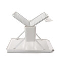 Scurgator de vase cu suport tacamuri, pliabil, Brabantia, SinkSide, 51x42x33 cm, aluminiu, gri deschis