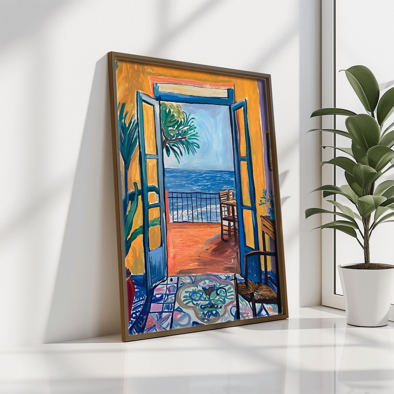 Tablou decorativ, GE023-L, Lemn, Multicolor - view 4
