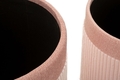 Set 3 taburete cu spatiu de depozitare Pink, Mauro Ferretti, 40.5x49.5 cm, MDF/poliester, roz