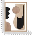 Decoratiune de perete Astry -B, Mauro Ferretti, 60x80 cm, MDF, multicolor