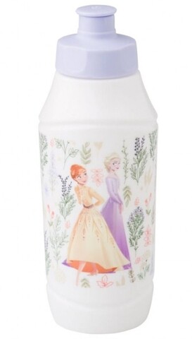 Bidon sport Frozen, Disney, 350 ml, plastic, alb