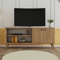 Comoda TV, Mezza, Everest 1572, 138x60x29.5 cm, Stejar