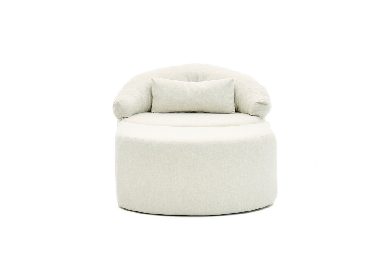 Fotoliu, Atelier del Sofa, 825BLC4725, Poliester, Crem - view 3