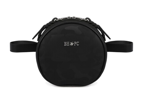 Borseta Camouflage, Beverly Hills Polo Club, 614, piele ecologica, negru