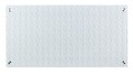 Birou Archimede, Bizzotto, 113 x 58 x 73 cm, otel/sticla temperata