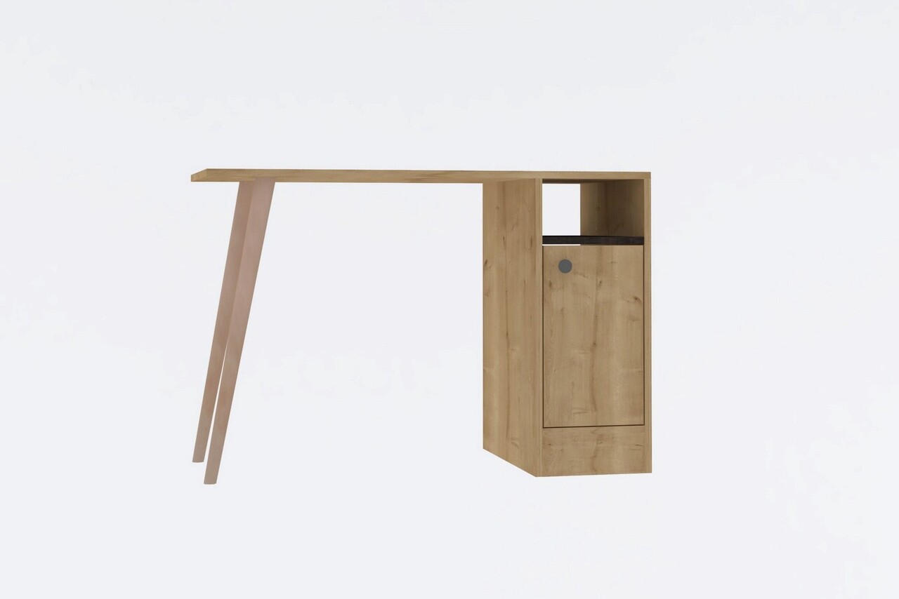 Birou, Asse Home, Calvin, 110x74x50 cm, Stejar - 2 | YEO