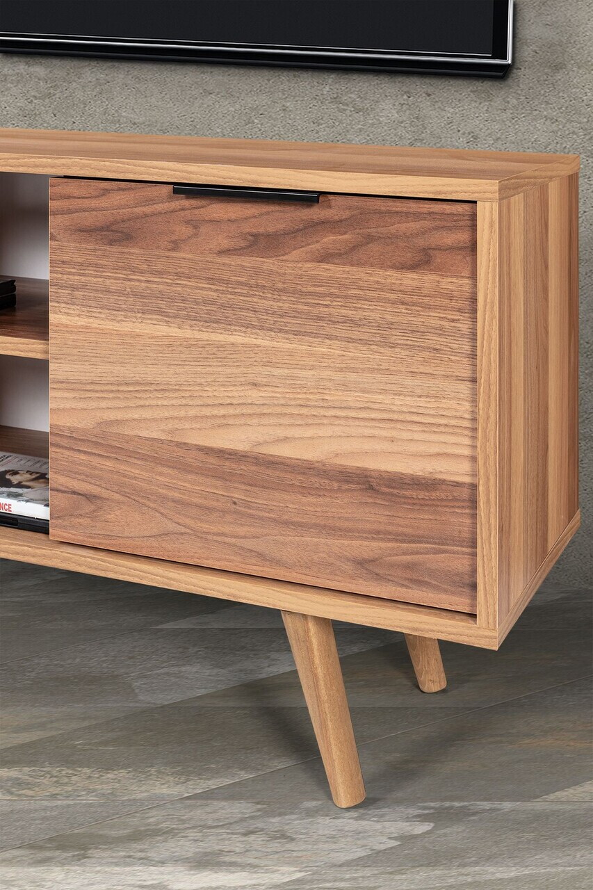 Comoda TV, Hanah Home, Sina 3620, 160x59x35 cm, PAL, Maro — imaginea 5