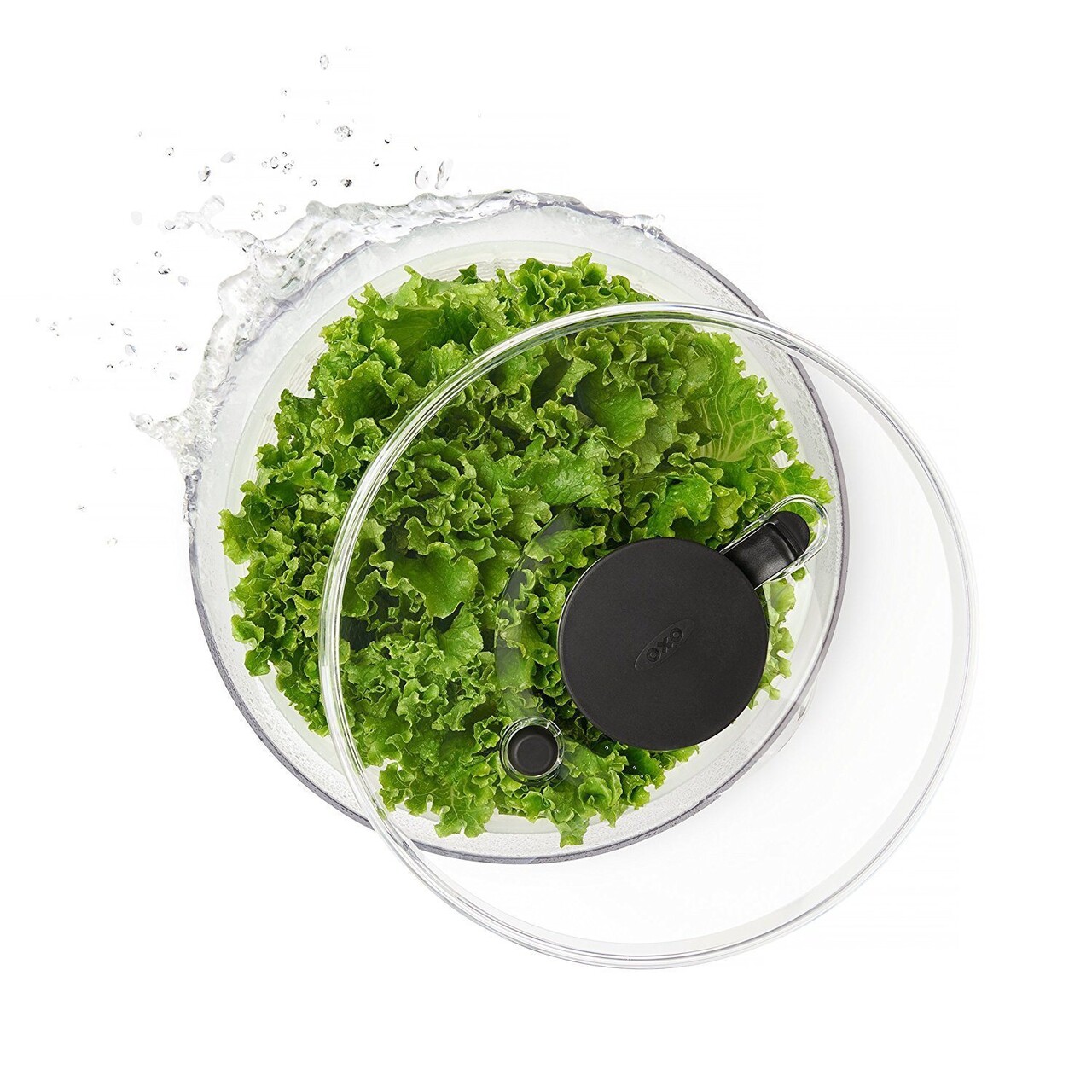 Uscator salata si verdeturi, plastic, 26,6cm/4,7L, "Good Grips" - OXO - imagine 11
