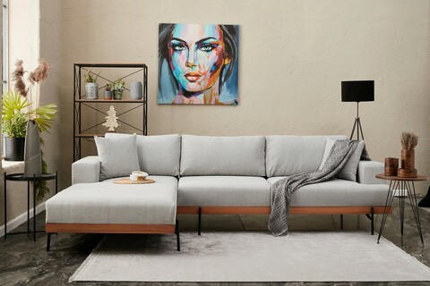 Coltar, balcab home, 825blc2817, lemn de fag, gri