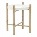 Masuta de cafea InArt, 51x57 cm, White