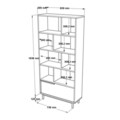 Corp biblioteca, Locelso, On4-W, 83.9x175.6x29.5 cm, PAL, Alb