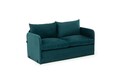 Canapea extensibilă cu 2 locuri, Futon, 859FTN2871, Metal , Verde petrol