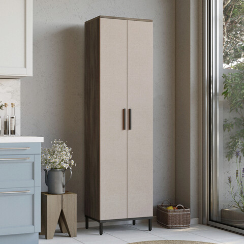 Dulap multifunctional, locelso, ve4, 50x183.6x35.5 cm, maro / antracit