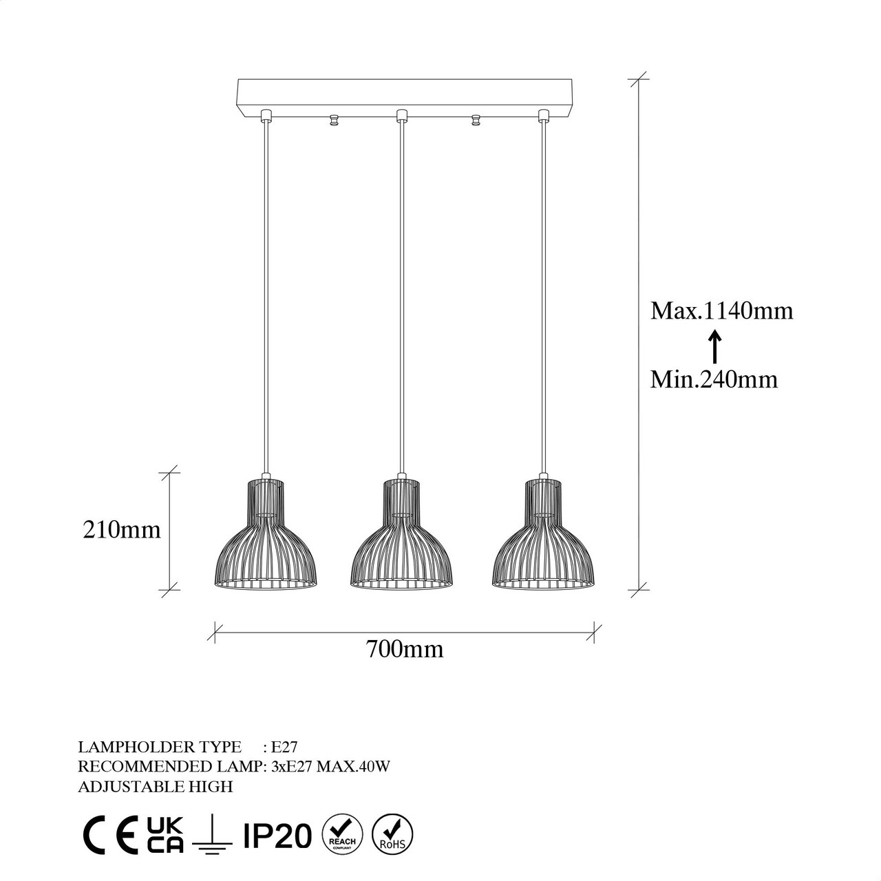 Lustra, Fulgor, 942FLG1633, Metal, Auriu