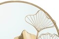 Oglinda decorativa Flower, Mauro Ferretti, 75x72 cm, fier, auriu