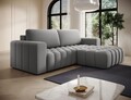 Coltar extensibil dreapta 4 locuri ELTAP, Bon-41, Bonett, 250x175x92 cm, lemn/poliester, gri deschis