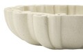 Vas decorativ Stons, Mauro Ferretti, 30.5x29x7.5 cm, polirasina, crem