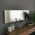 Oglinda decorativa A320D, Neostill, 35 x 105 cm, argintiu