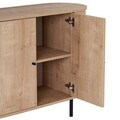 Consola, Nordure, Noble, 180x80x40 cm, Maro