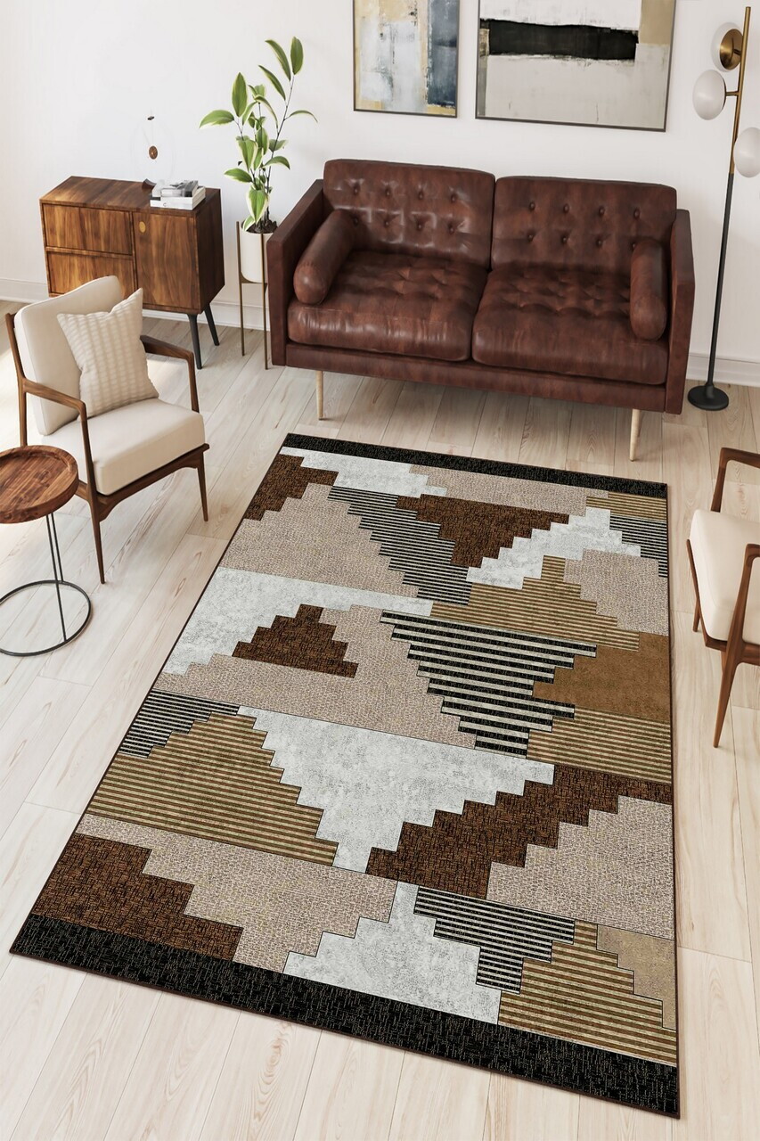 Covor W918 100x150 cm Poliester Multicolor