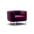 Fotoliu Macaroon, Ndesign, 98x82x70 cm, lemn, fucsia
